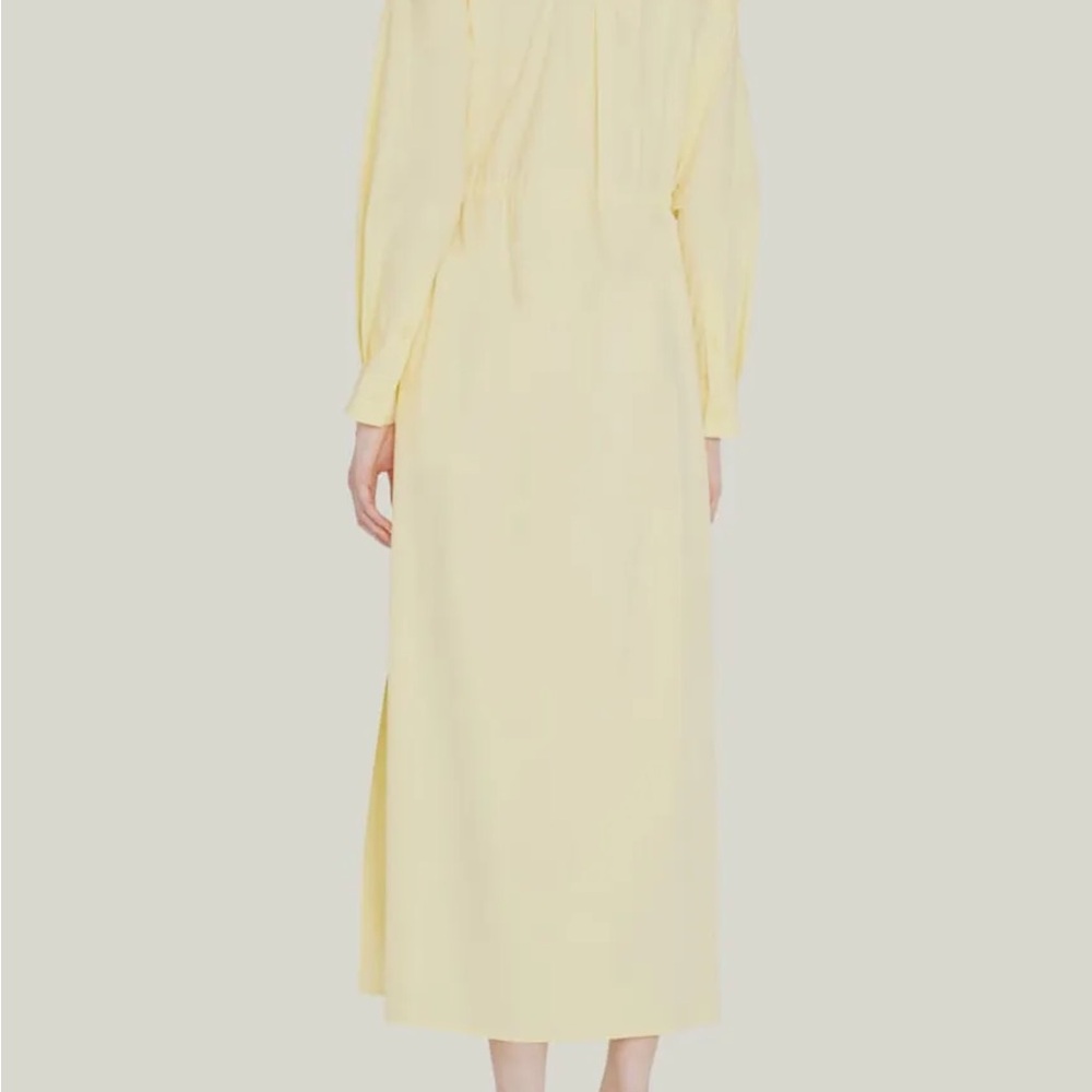 Yellow Maxi Shirt Dress - Picture 3 of 3